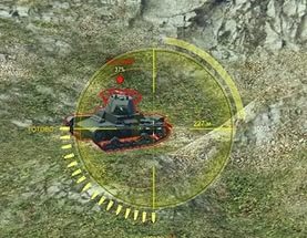 World Of Tanks (желтый прицел)